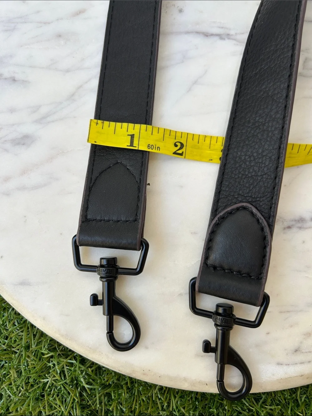 AIMEE  Kestenberg leather strap black / NEW